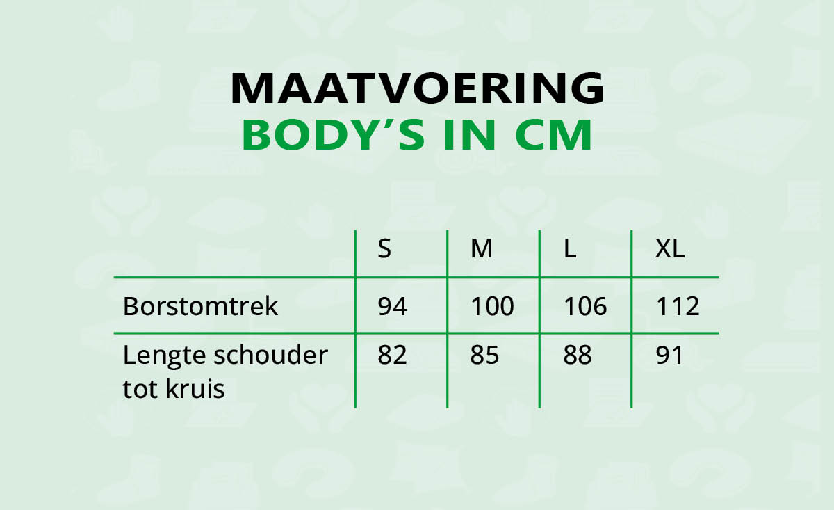 Body Jersey met rugrits (stretch/unisex)