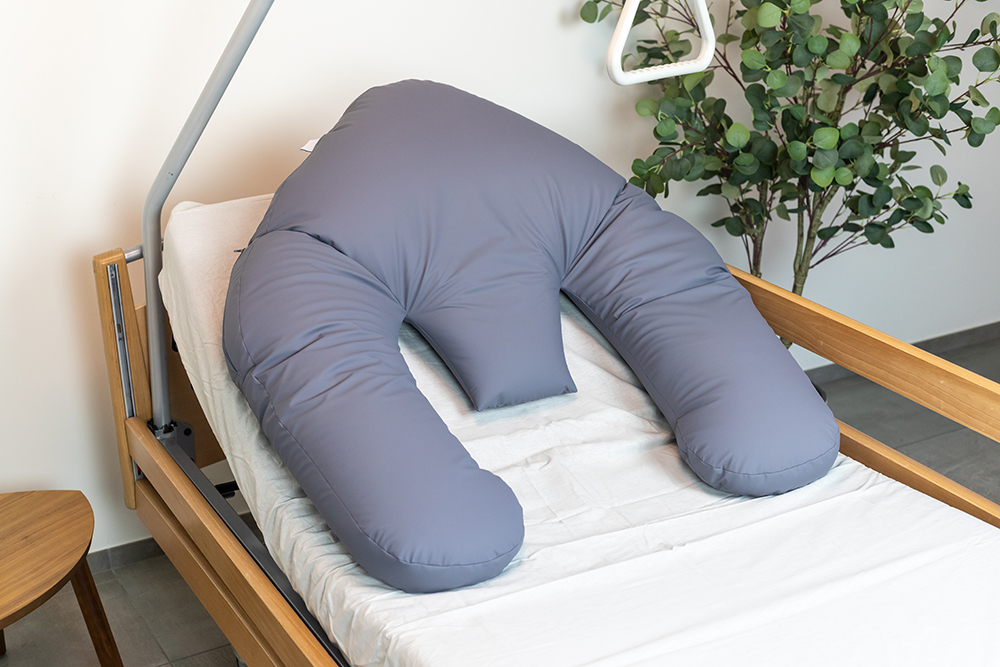 FlexiOr Boemerang romp-armen - 3 kamers met lumbaalkussen XL korrel en schuim