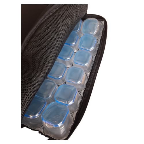 Gel Air zitkussen met 2 hoezen 47x47x5 cm