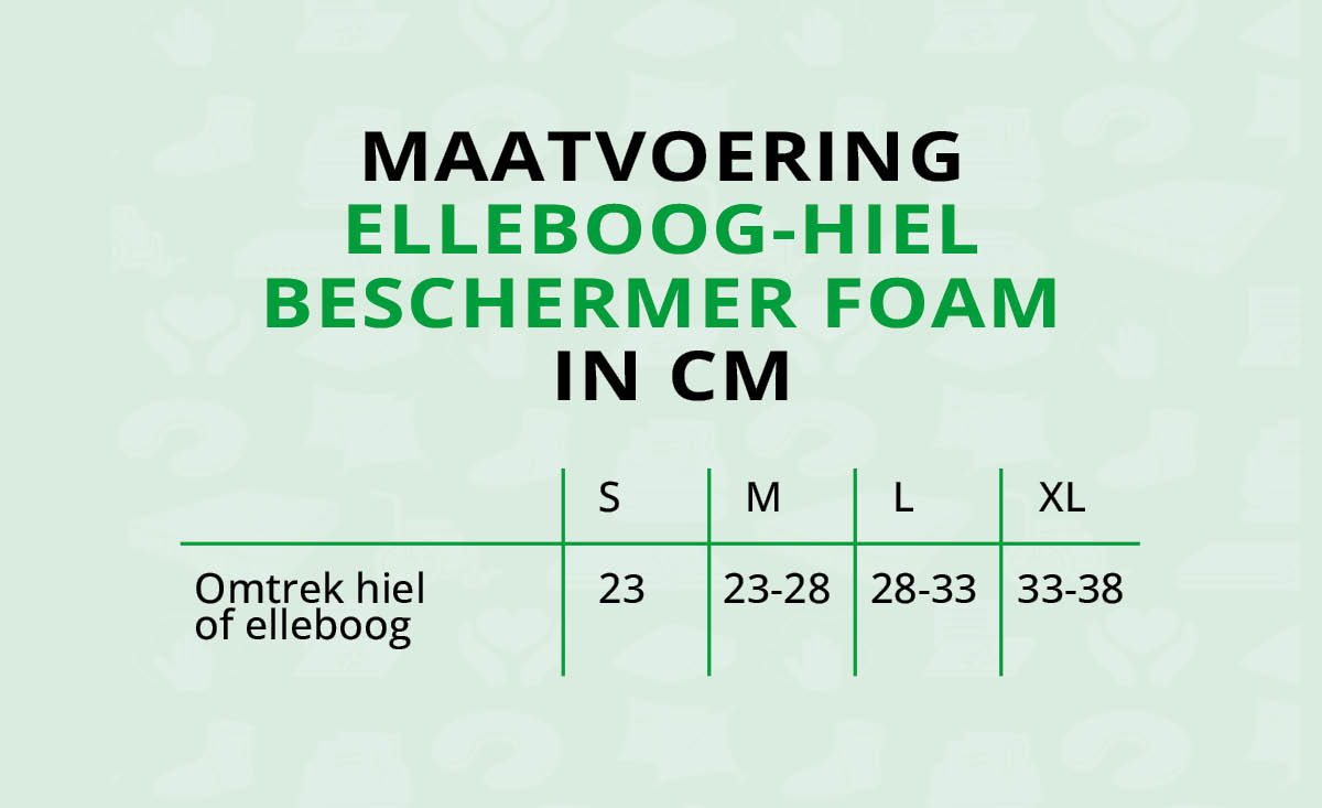 Elleboog-hiel beschermer foam (per set)